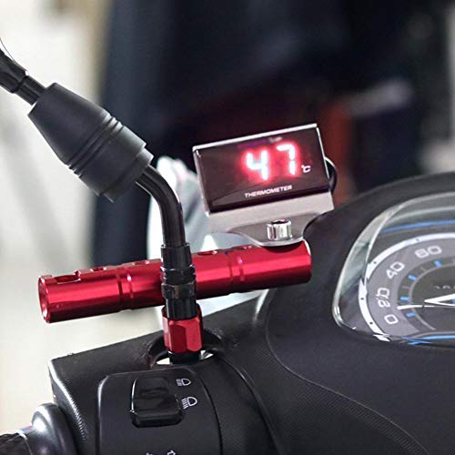 a utilisé la température universelle de l'eau du thermomètre de direction de la moto modifiée avec l'indicateur LED pour rivaliser avec la Vespa