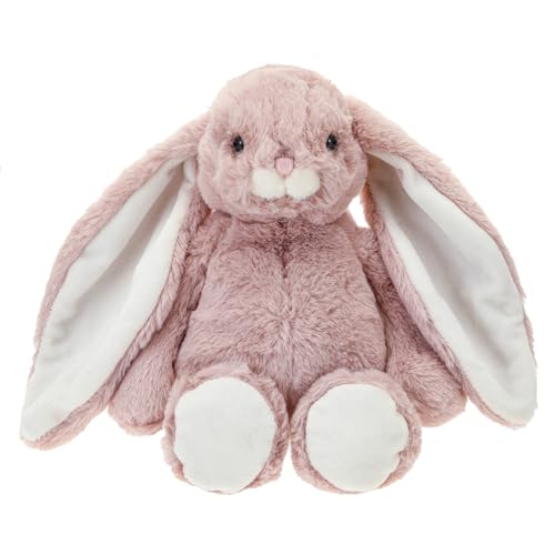 Image of DILLY DUDU Pink Bunny Rabbit Stuffed Animal Plush Toy Best Gifts 10-Inch(L)