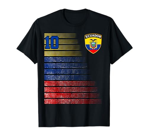 Bandera Retro de Ecuador Amantes del Orgullo ecuatoriano Camiseta