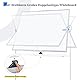 maxtek Whiteboard mit Ständer 120 X 90cm, Doppelseitiges Magnetisches Aluminiumrahmen Mobiles Whiteboard mit Stifte, Schwämme, Tafellöscher