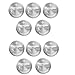 Panasonic CR2032 3 Volt Lithium Battery, Pack of 10(2 Packs of 5)