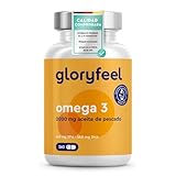 Omega 3 Kapseln - 2000mg Fischöl hochdosiert - Mit 660mg EPA und 440mg DHA - In Triglycerid-Form-...