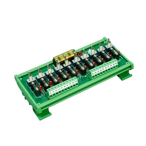 Tablero de fusibles de 16 vías para distribución de energía en cableado de corriente de 12V y 24V