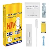 XPEX 1 Stück HIV-Schnelltest Set– Selbsttest für zuhause zum Nachweis von– Ergebnis in 15 Minuten（B）