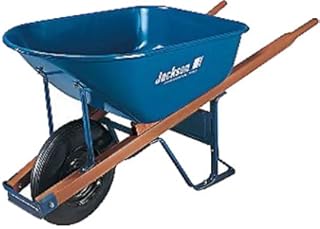 Professional Wheelbarrow, Heavy-Duty Steel, 6-Cu. Ft.