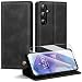 Produktbild Handyhülle für Samsung Galaxy A55 5G Hülle,Premium Lederhülle für Samsung A55 5G [Mit 1 Stück Panzer Schutz Glas] Magnet Kartenfach Klapphülle Schutzhülle für Galaxy A55,Schwarz