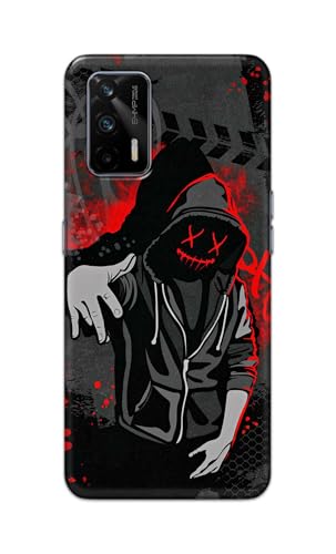 Image of Printed Hard Back Cover for Realme GT 5G Back Cover (Hoodie Rapper) -190724(EA)