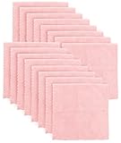 Super Soft Burp Cloths 16 Pack - Thick - Extra Absorbent - Perfect Size Large 20 X 10 Inch - Light and Easy to Carry - Milk Spit Up Rags - Burpy Cloths for Unisex, Boys, Girls, Newborn - Pink