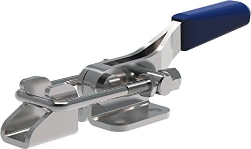 Clamp-Rite 12230CR-SS (DSC 323-SS) Stainless Steel Latch Clamp, U-Hook, Flanged Base, 360 lb Holding Capacity