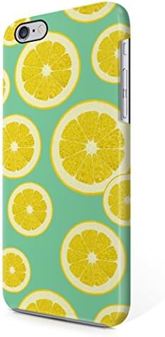 Lemons Citrus Fruit Print Pattern Tumblr Hard Plastic iPhone 6 Plus / iPhone 6S Plus Phone Case Cover