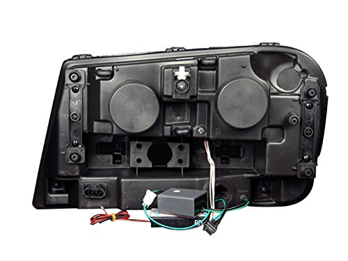 Anzo USA 111127 Chevrolet Trailblazer Black Projectors w/Halos Headlight Assembly - (Sold in Pairs) - Thumbnail 4