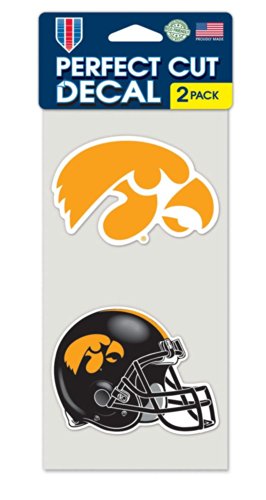 WinCraft Iowa Hawkeyes Set of 2 Die Cut Decals