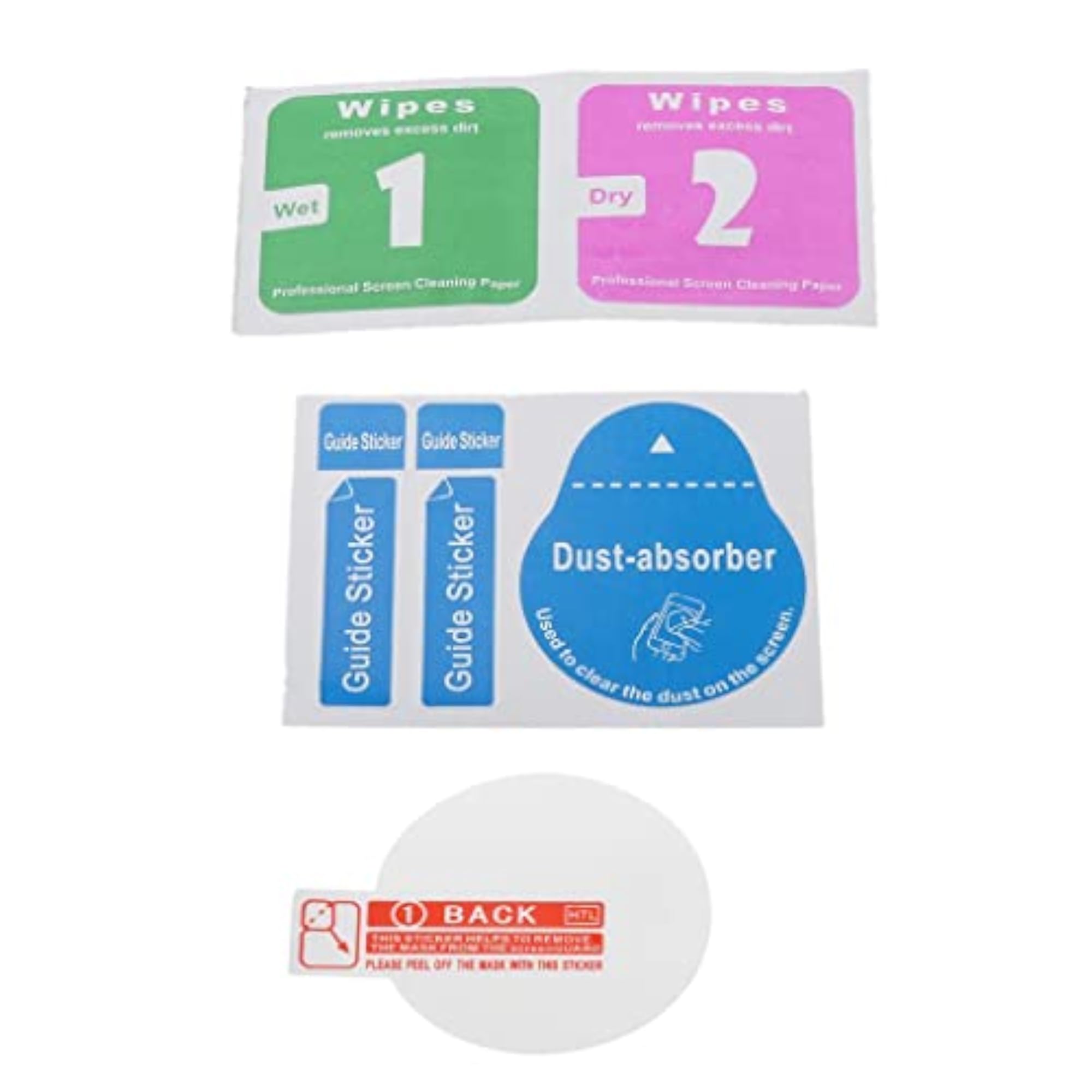 3x Universal Smart Watch Tempered Glass Screen Protector Film 32mm