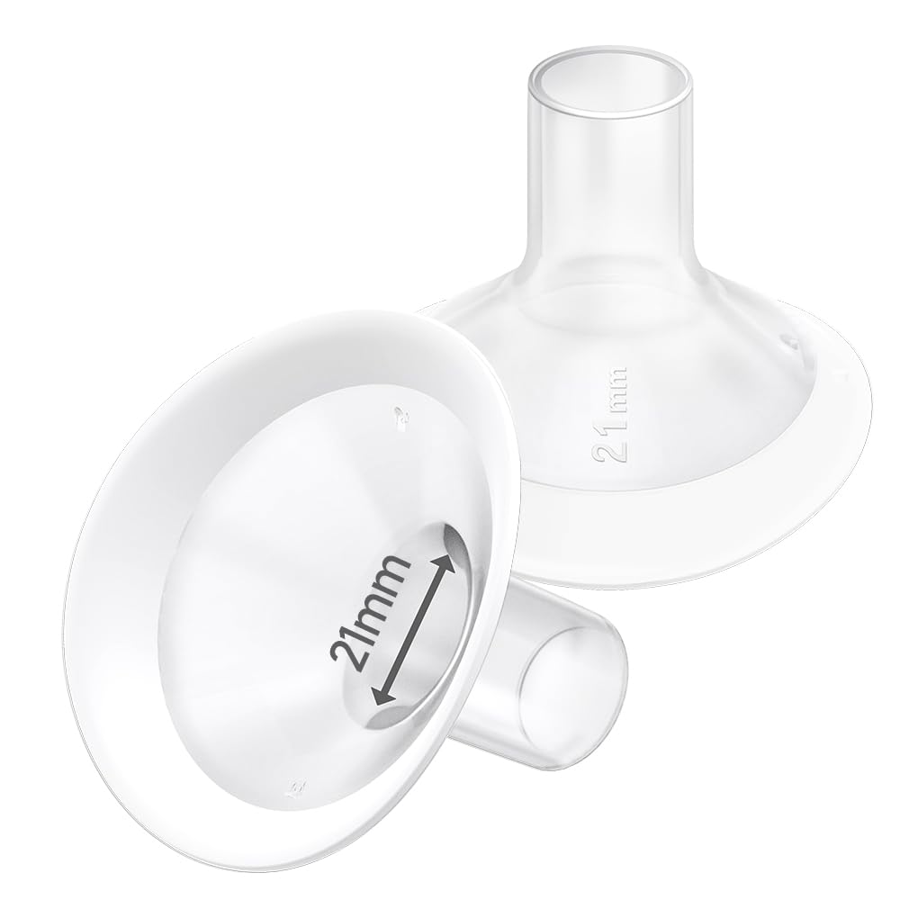 IVARONAL 2pcs SoftFit 21mm Breastshields Compatible with Breastpump Not Original Pump Parts