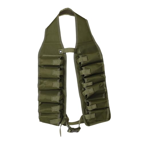 Gilet à bière 12 emplacements HEMOTON, la veste en toile solide pour l'extérieur