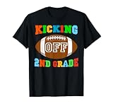 Back To School Kicking Off 2nd Grade Football Kids T-Shirt