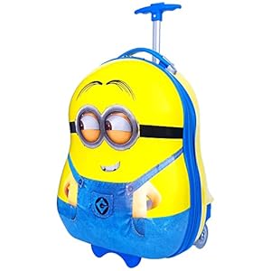 JUNIOR JOE 18 Inch Kids Suitcase with 2 Wheel Travel Trolley Bag (4 Day Trip)