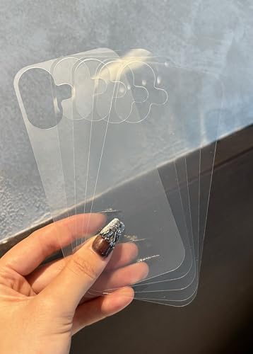 Funda iPhone 16 Pro tarjetas transparentes de inserción para pegar fotos y pegatinas