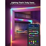 Govee 100ft RGBIC LED Strip Lights, Smart LED Lights Work with Alexa and Google Assistant, LED Lights for Bedroom WiFi App Control Segmented DIY Multiple Colors, Color Changing Light, (2 x 50ft) - Image 3