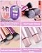 PGRODE Mini Travel Makeup Brushes Set, 14 Pieces, Portable Full Complete Function Cosmetic Kit with Brush Pouch, On the Go Short Makeup Brush Small Travel Essentials for Kids, Women, Girls (Colorful)