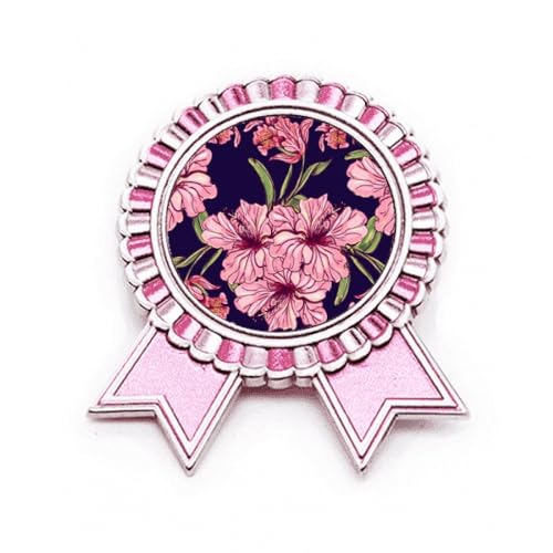 Broche rose foncée Art Déco pour accessoiriser une tenue de soirée