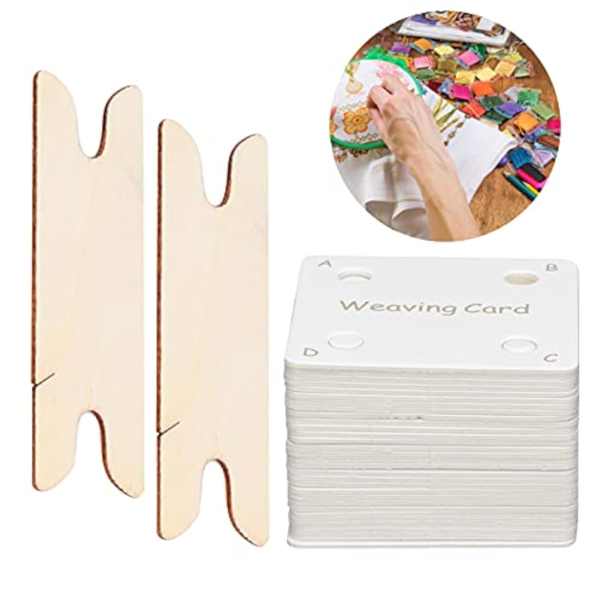 Lightweight Weaving Cards for Hair Styling
