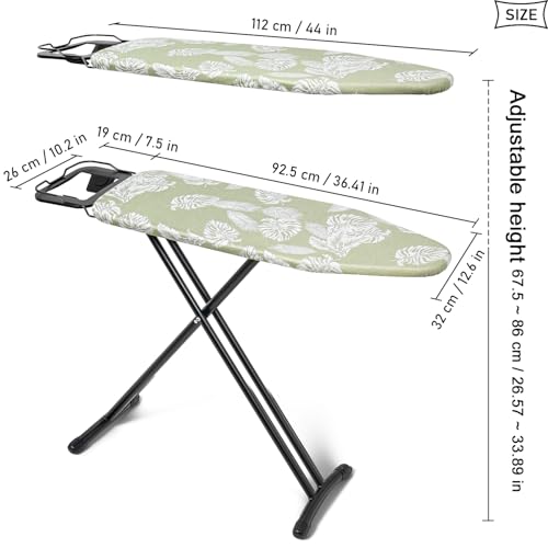 Image of Duwee 12 inchx36 inch Ironing Board with Heat Resistant Cover and Thicken Felt Pad, Heavy Sturdy Legs