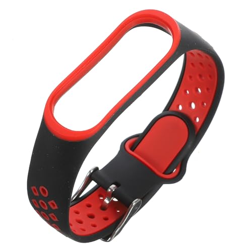 Correas de reloj correa de reemplazo de reloj de silicona flexible tono rojo