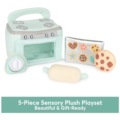 Image of Baby GUND My First Baking Plush Playset with Sounds, Rattle, Squeaks and Crinkles, Ultra Soft Plush Sensory Toy for Babies and Newborns