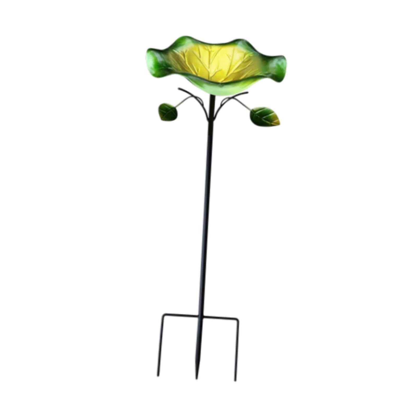 Metal Bird Bath Bird Lovers Present Bird Feeder for Courtyard Outdoors Patio 22cmx86cm-image-49