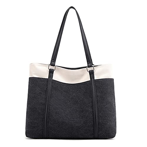 Sac à main en toile léger et logeable pour femme avec fermeture sécurisée