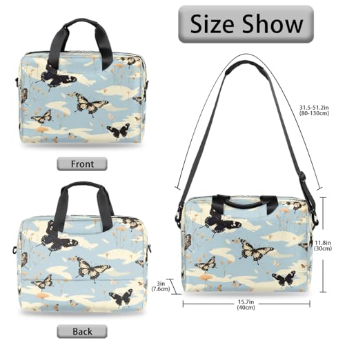 Bolso para portátil con diseño floral 16 pulgadas miniatura 5