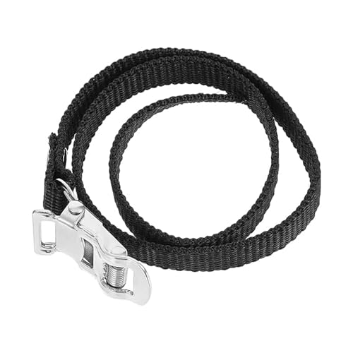 Tiardey 4 Pcs Bike Pedal Straps, Adjustable Bike Rack Straps Foot Pedals, Outdoor or Indoor Bike Pedal Straps Toe Clips Straps (Black) - Image 3