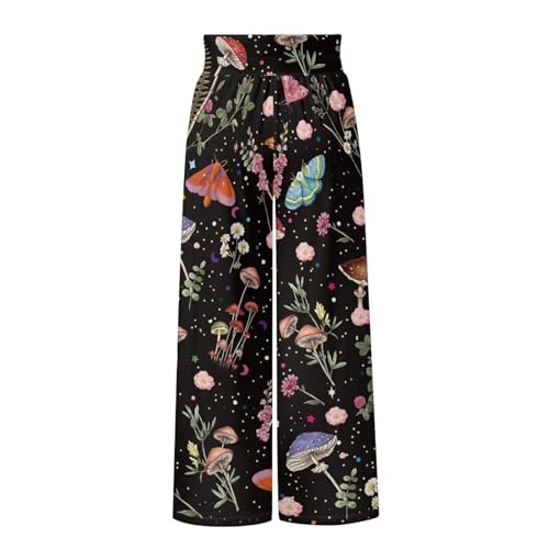 High Waisted Palazzo Pants for Women Wide Leg Lounge Pants with Pockets2
