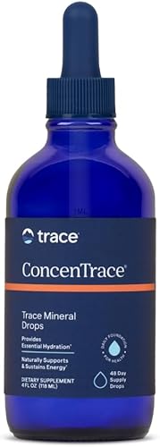 Trace Minerals Concentrace Trace - Gotas minerales de vidrio, 4 onzas líquidas (paquete de 1)