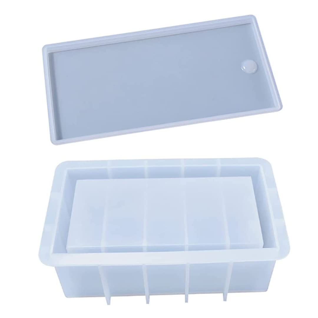 Moule en silicone pour boîte à dominos avec couvercle hermétique coulissant