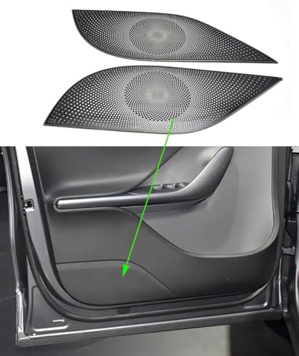 Embellecedor de altavoz contra arañazos en Smart #1 2022-2025, cubiertas color negro 2
