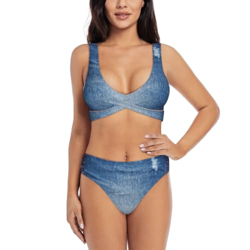 Maillot de bain push-up avec coussinets amovibles et triangle