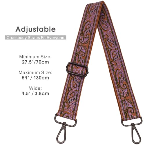 Image of Replacement Purse Strap Shoulder Strap Adjustable Crossbody Strap for Women Crossbody Wide Shoulder Bag