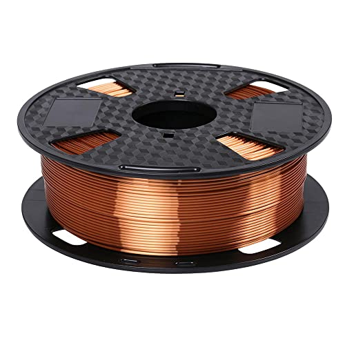 Image of CC3D Silk Copper PLA 3D Printer Filament 1.75 mm 1KG 2.2LBS Spool 3D Printing Material Shine Silky Shiny Metallic Metal Copper PLA Filament