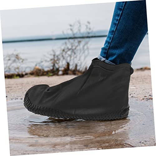 GALPADA 1 Par Cubrezapatos de Silicona Antideslizantes Impermeables para Hombres y Mujeres Reutilizables Flexibles para Viajes y Camping al Aire Libre miniatura 4