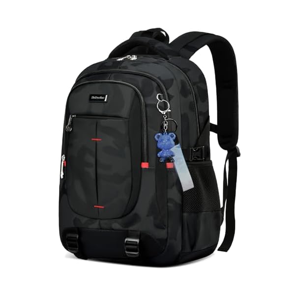 schoolbags for Middle school and high school student，high-capacity camo bookbags for Teens boys，Water Resistant Anti Theft Travel backpack with Computer compartment Fits 15.6 Inch Laptop