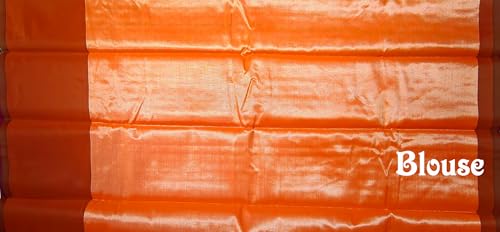 Image of VFCollections - POchampally Kalamkari Pattu Cotton SIlk Saree with Blouse Piece For Women