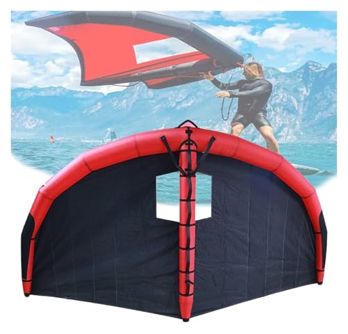 Portable Windsurfing Inflatable Wing, Inflatable Hydrofoil Board,Portable Windsurfing Wing,Handheld Surf Sail, with Window(4㎡)