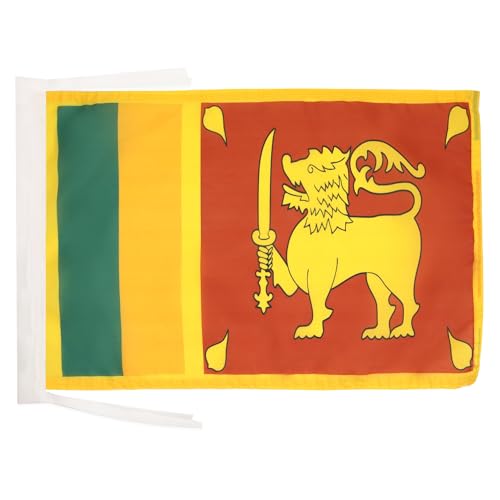 AZ FLAG Bandiera Sri Lanka 45x30 cm - Bandierina Singalese 30x45 cm Cordicelle