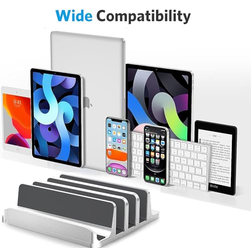 Soporte vertical ajustable para laptop 3 ranuras miniatura 4