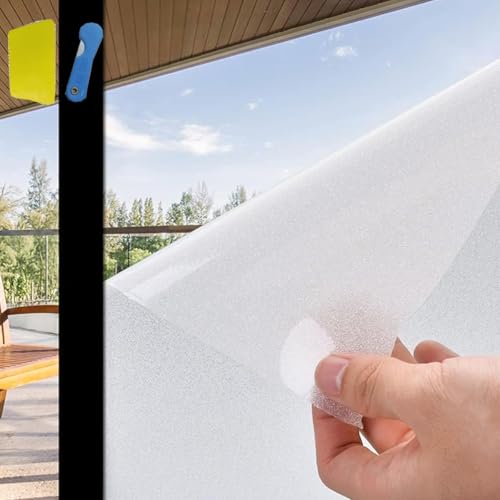 La mejor selección de Ventanas - los preferidos. 46 RONSXY 500X45 cm Película de Privacidad para Ventanas, Película Decorativa de Vidrio Esmerilado Anti UV, Vinilos de Privacidad para Ventanas y Puertas, Autoadhesivo sin Pegamento