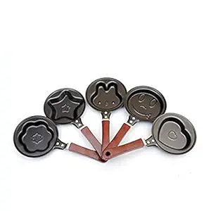 GION Multi Shape Non-Stick Egg Frying Breakfast Omelet Pan Mini Egg Cooking Pan Frying Pan (1Pcs)