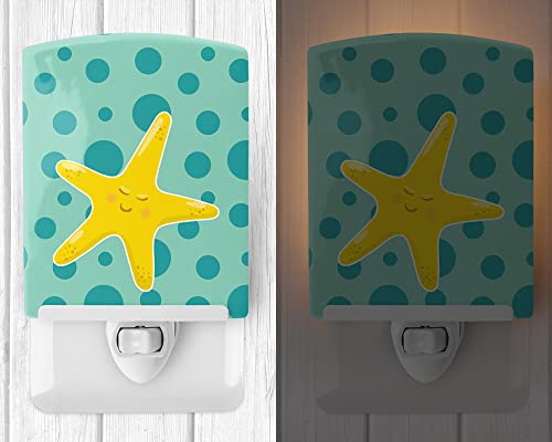 Lámpara de noche cerámica Beach Starfish multicolor miniatura 2