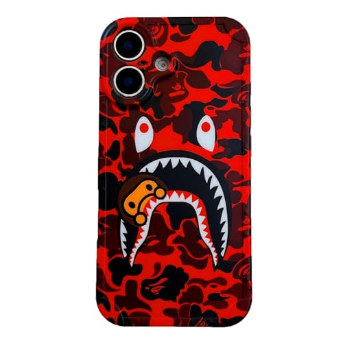 Hoolcase Shark Face Case for iPhone 16